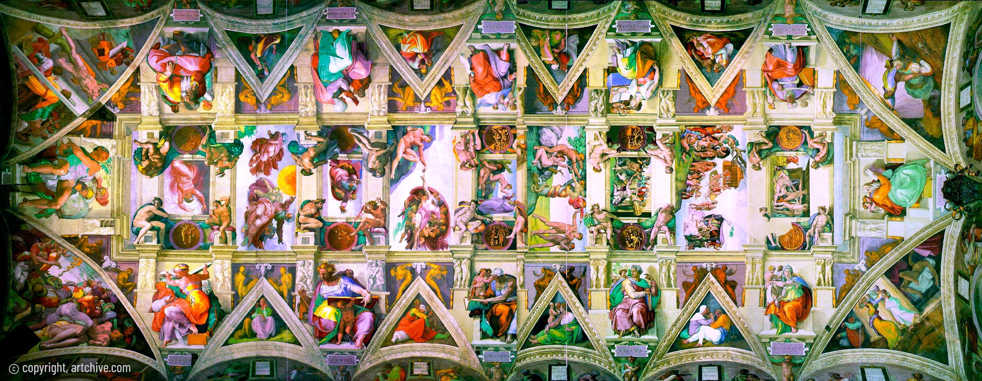 artchive.com sixtinische kapelle judgement day