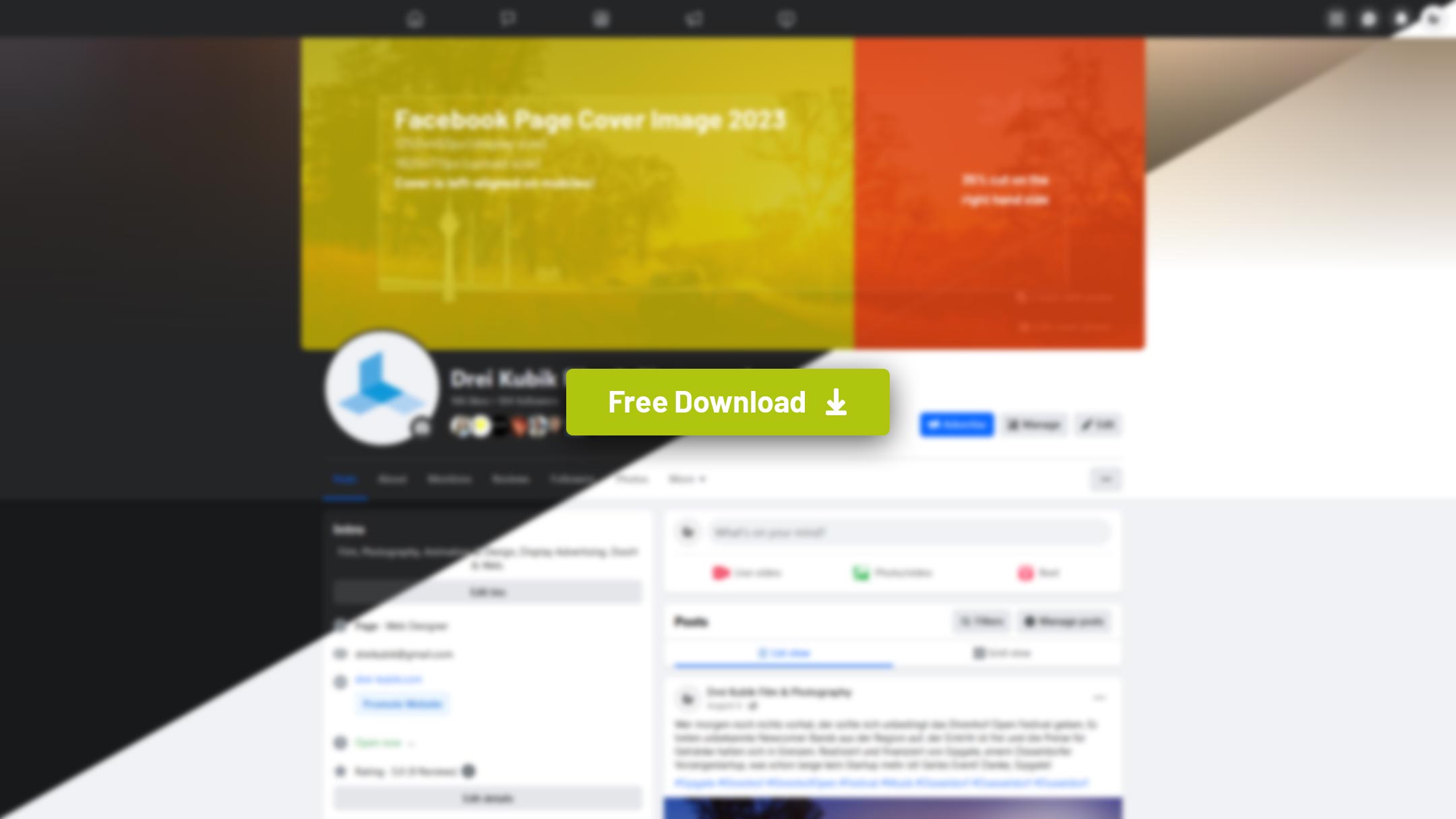 das ultimative facebook page mockup template 2021 – kostenloser download (kopie)